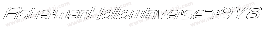 FishermanHollowInverse-r9Y8字体转换