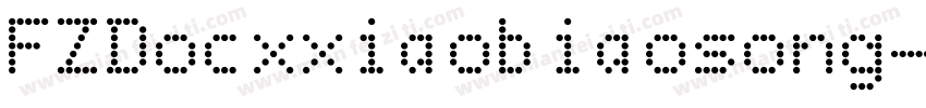 FZDocxxiaobiaosong字体转换