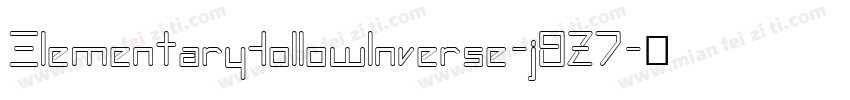 ElementaryHollowInverse-j8Z7字体转换