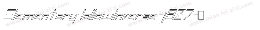 ElementaryHollowInverse-j8Z7字体转换