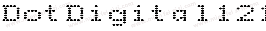 DotDigital1210Bold7-vm3n9字体转换