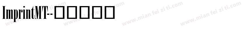 ImprintMT-字体转换