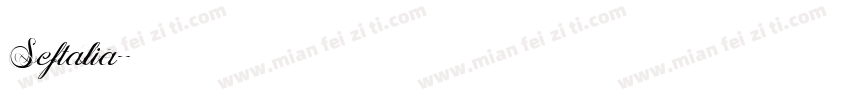 Seftalia字体转换