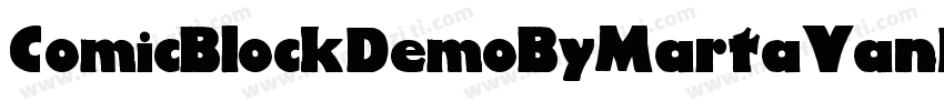 ComicBlockDemoByMartaVanEck-MmYJ字体转换