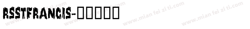 RSStFrancis字体转换