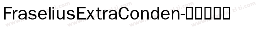 FraseliusExtraConden字体转换