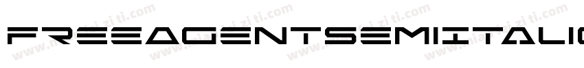 FreeAgentSemiItalic-oV1q字体转换