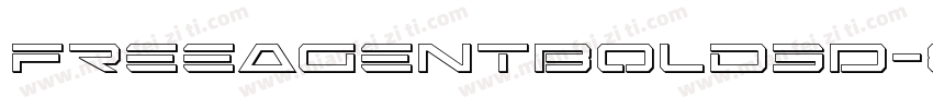 FreeAgentBold3D-8oRM字体转换