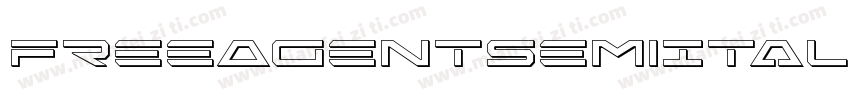 FreeAgentSemiItalic-oV1q字体转换