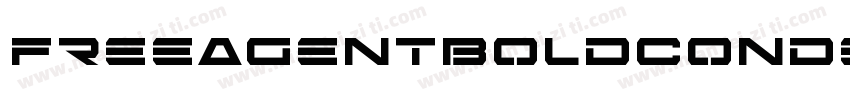 FreeAgentBoldCondensed-rj8x字体转换