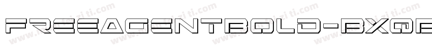 FreeAgentBold-BxqB字体转换