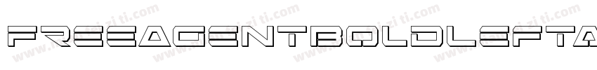 FreeAgentBoldLeftalic-w6J2字体转换