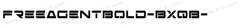 FreeAgentBold-BxqB字体转换