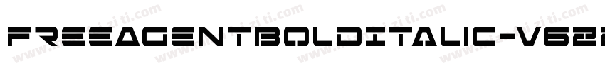 FreeAgentBoldItalic-v6ZZ字体转换