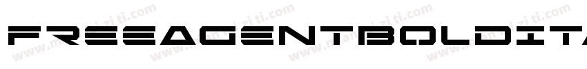 FreeAgentBoldItalic-v6ZZ字体转换
