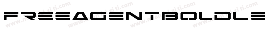 FreeAgentBoldLeftalic-w6J2字体转换