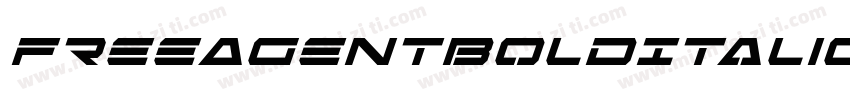 FreeAgentBoldItalic-v6ZZ字体转换