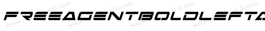 FreeAgentBoldLeftalic-w6J2字体转换