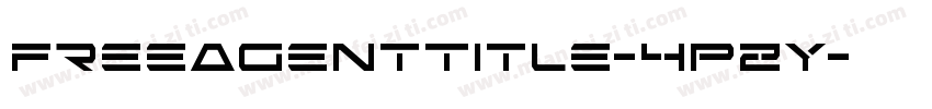 FreeAgentTitle-4PZY字体转换