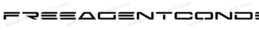FreeAgentCondensed-mAlV字体转换