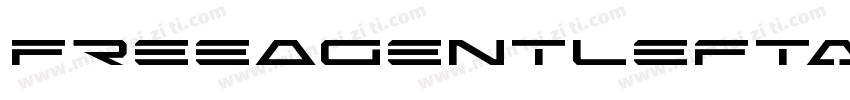 FreeAgentLeftalic-gOp3字体转换