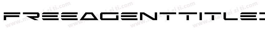 FreeAgentTitleItalic-0war字体转换
