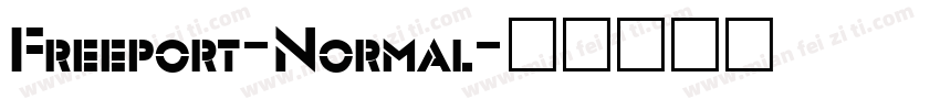 Freeport-Normal字体转换