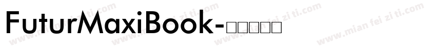 FuturMaxiBook字体转换