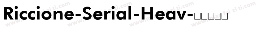 Riccione-Serial-Heav字体转换
