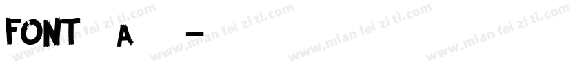 FONTnimation字体转换