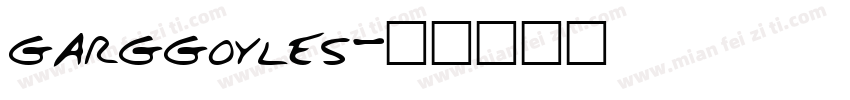 garggoyles字体转换