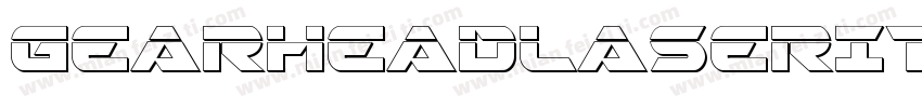 GearheadLaserItalic-D2Px字体转换