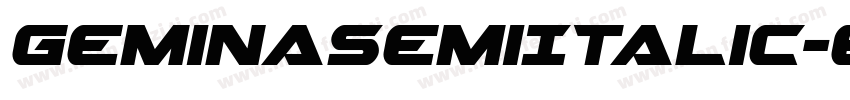 GeminaSemiItalic-eAm6字体转换