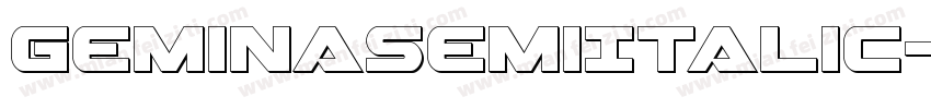 GeminaSemiItalic-eAm6字体转换
