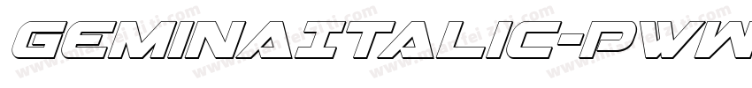 GeminaItalic-PwWx字体转换