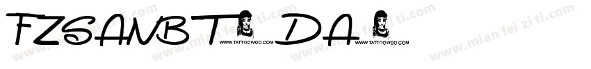 FZSANBT_DA字体转换