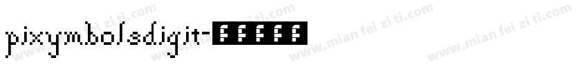 pixymbolsdigit字体转换