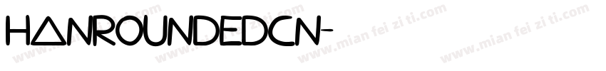 HanRoundedCN字体转换