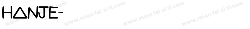 hanje字体转换