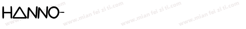 hanno字体转换
