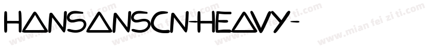 hansanscn-heavy字体转换