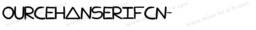ourceHanSerifCN字体转换