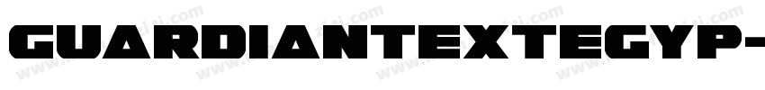 GuardianTextEgyp字体转换