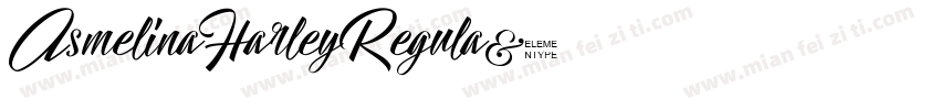 AsmelinaHarleyRegula字体转换
