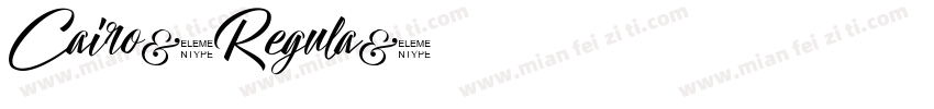 Cairo-Regula字体转换