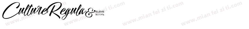 CultureRegula字体转换