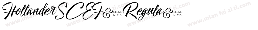 HollanderSCEF-Regula字体转换