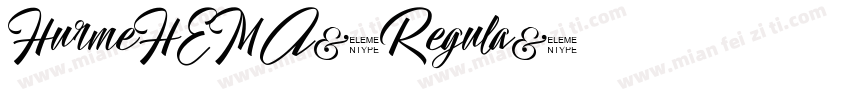 HurmeHEMA-Regula字体转换