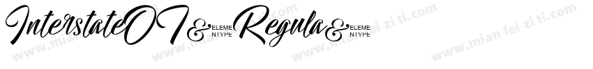 InterstateOT-Regula字体转换