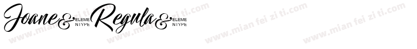 Joane-Regula字体转换